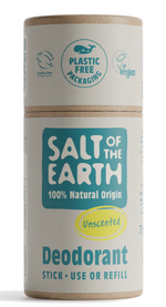 Salt of the Earth Unscented Natural Deodorant Stick & Refill