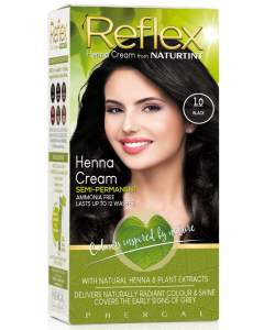 Naturtint Reflex Semi-Permanent Henna Cream 1.0 Black 110ml