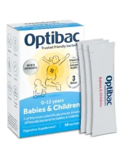 OptiBac Probiotics For Babies & Children 10 Sachets