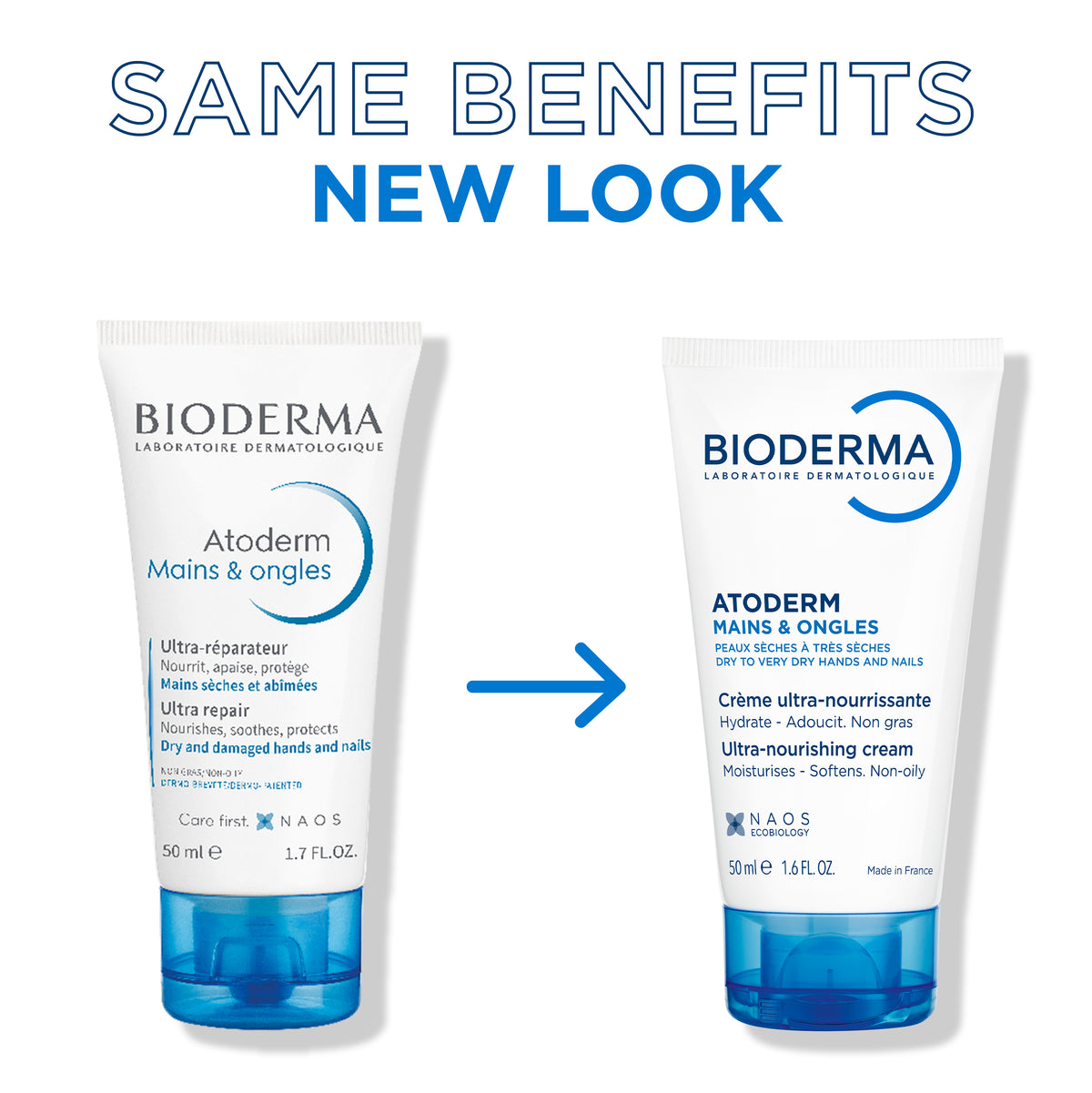 Bioderma Atoderm Hand & Nails Cream for Dry Skin 50Ml