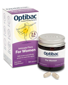 OptiBac Probiotics For Women Intimate Flora 14 Capsules