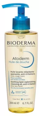 Bioderma Atoderm Shower Oil Pump 200ml