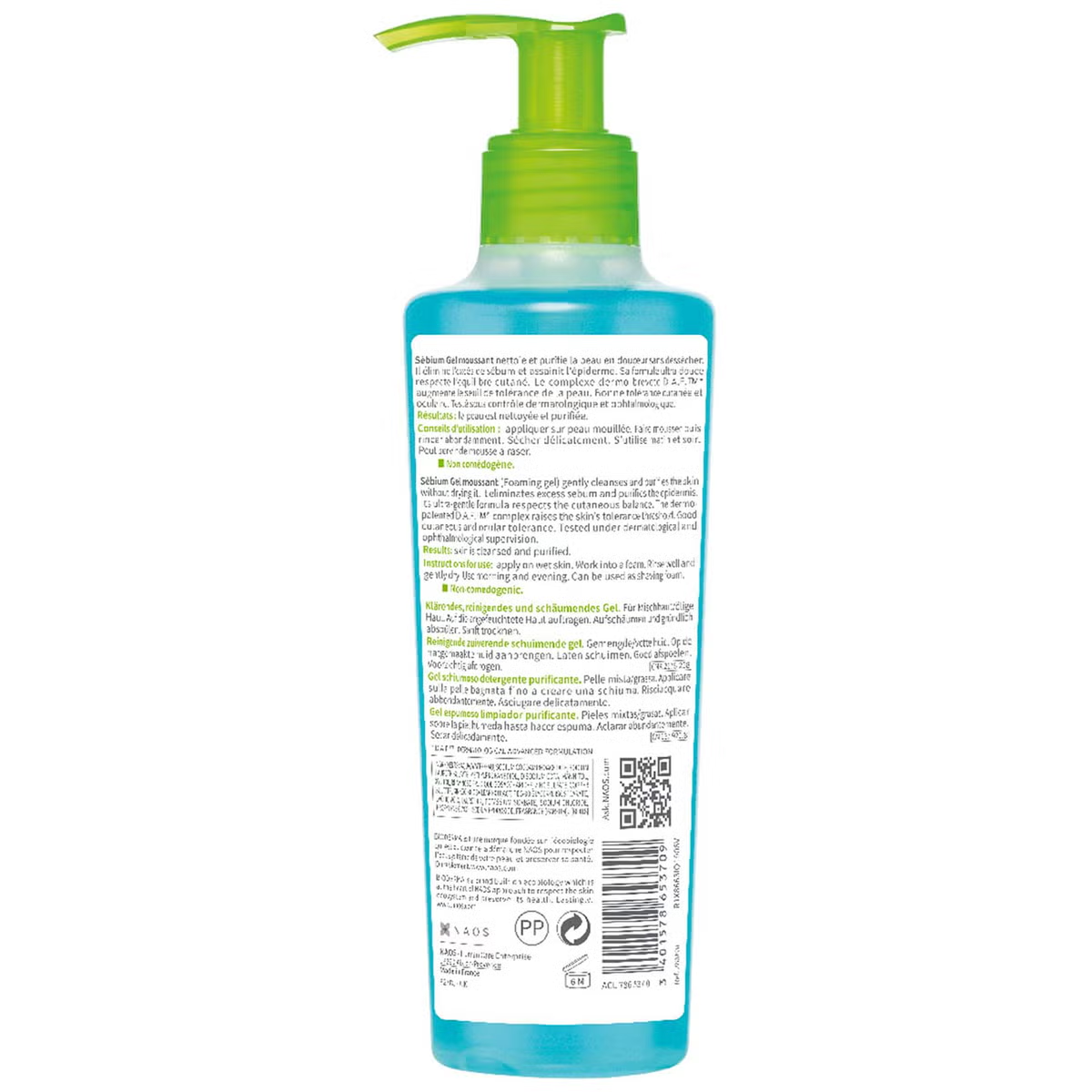 Bioderma Sebium Foaming Gel Pump 200ml