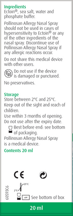 A.Vogel Pollinosan Allergy Nasal Spray 20ml