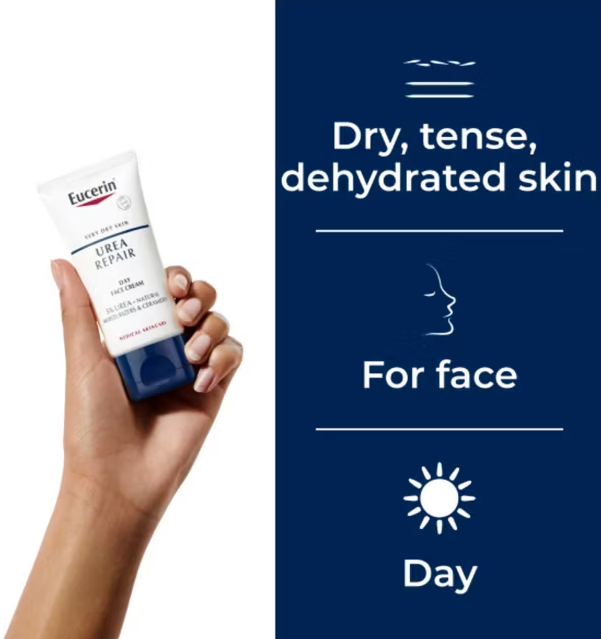 Eucerin UreaRepair Replenishing Day Face Cream 50ml