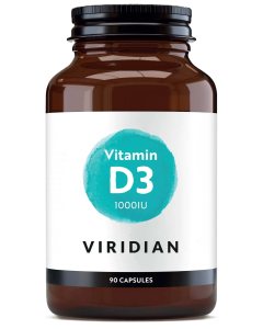 Viridian Vitamin D3 1000iu 90 Veg Caps
