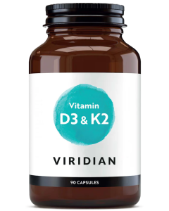 Viridian Vitamin D3 & K2 90 Veg Caps