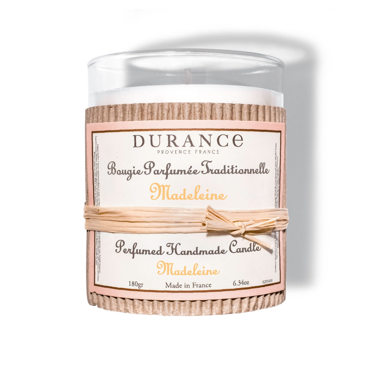 Durance Perfumed Handmade Candle 180 gr 6.34 oz Madeleine
