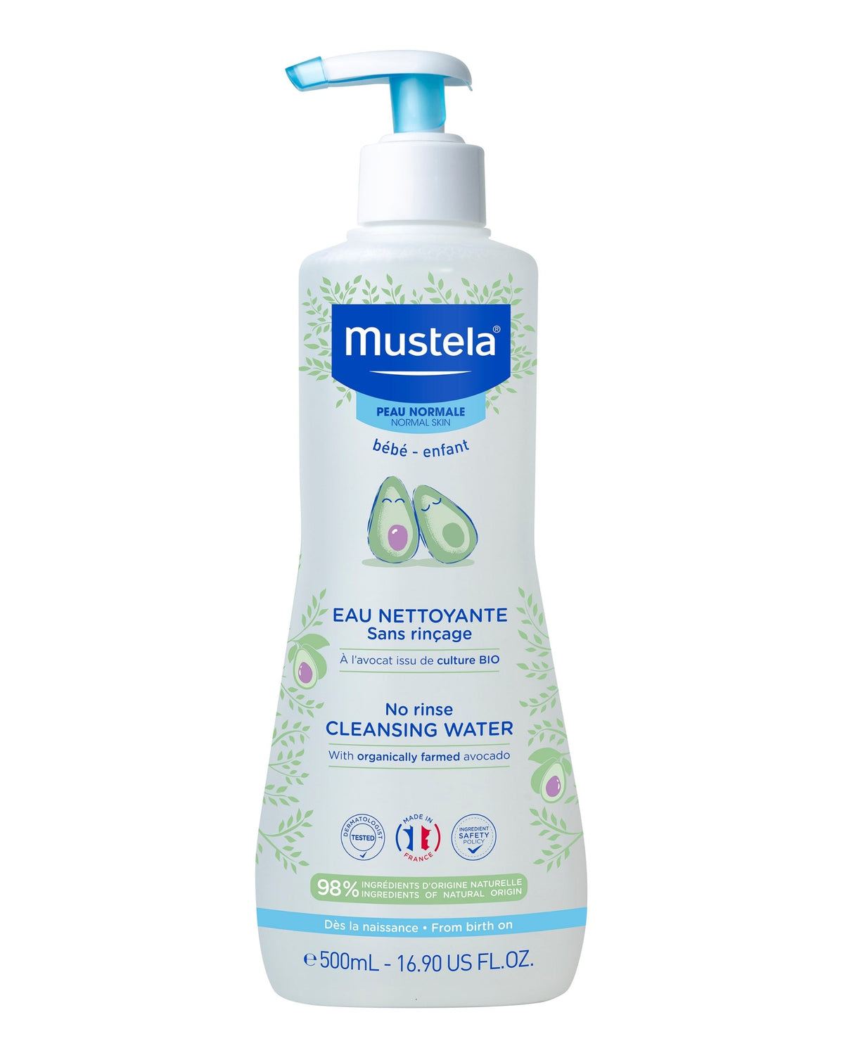 Mustela No Rinse Cleansing Water 500ml