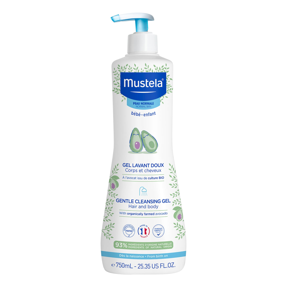 Mustela Gentle Cleansing Gel 750ml