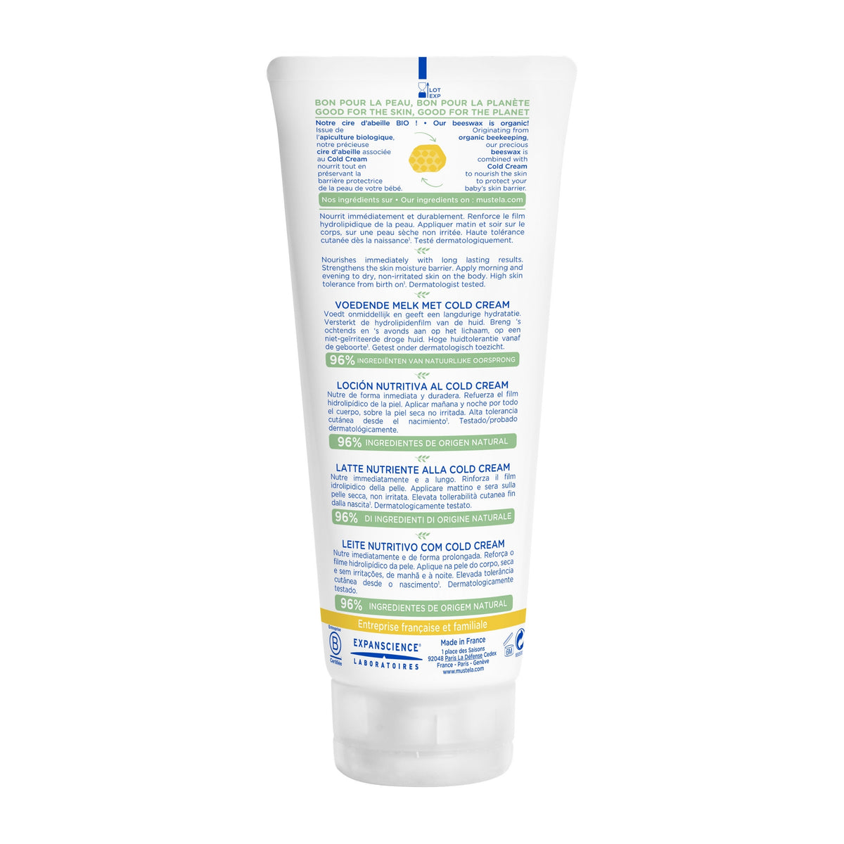 Mustela Nourishing Lotion with Cold Cream Body 200ml