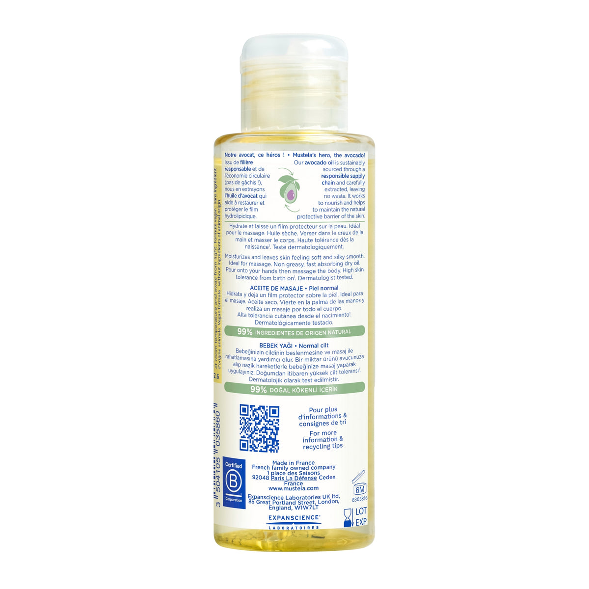 Mustela Baby oil 100ml
