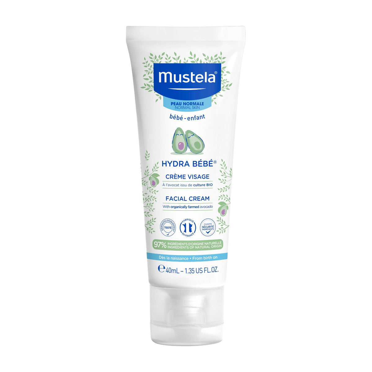 Mustela Hydra Bébé Facial Cream 40ml