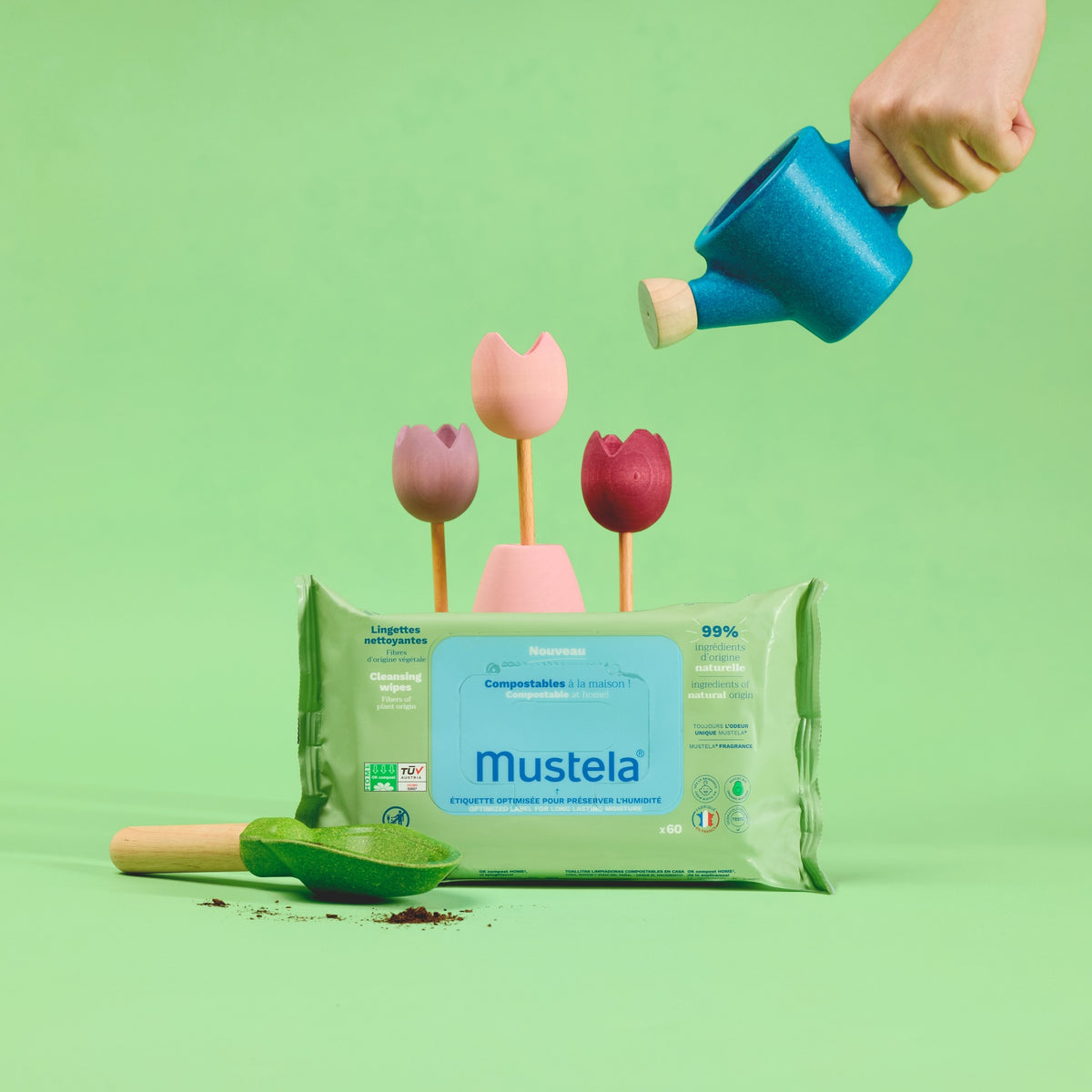 Mustela Cleansing Wipes 60 Wipes