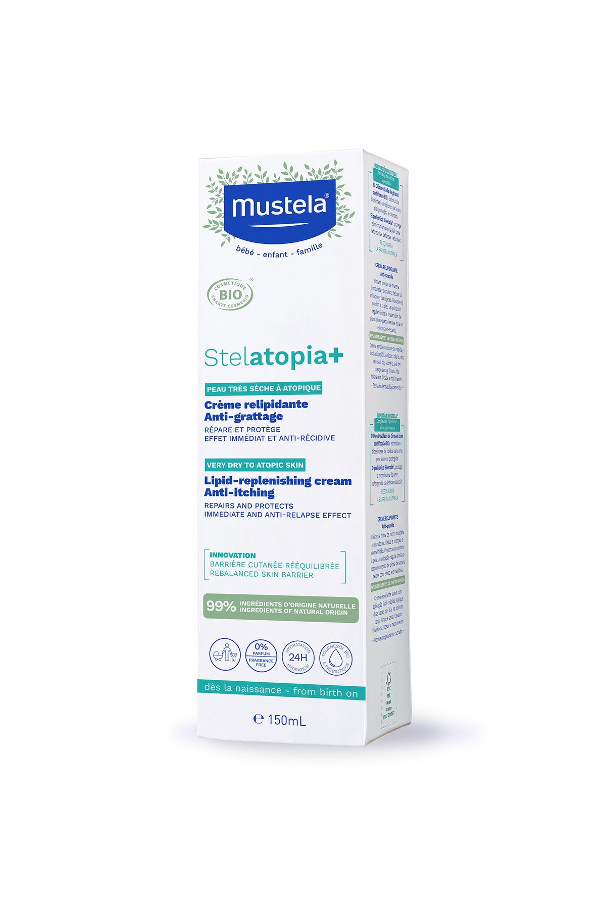 Mustela Stelatopia+ Lipid-replenishing Cream Anti-itching