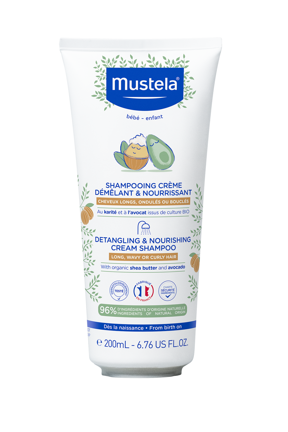 Mustela Detangling & Nourishing Cream Shampoo 200ml