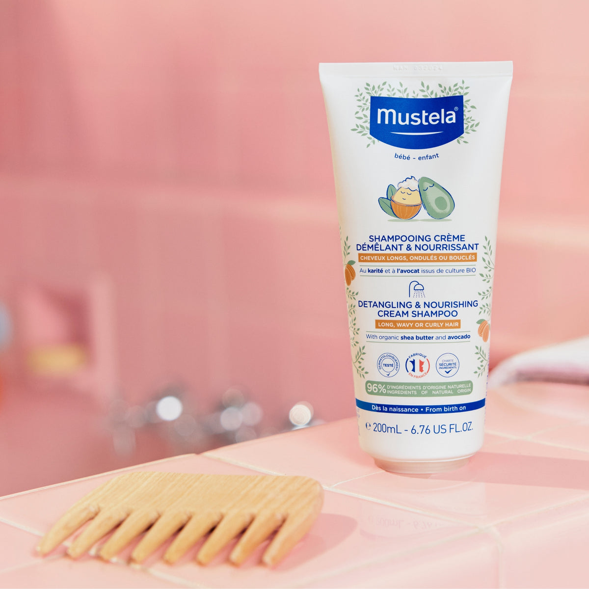 Mustela Detangling & Nourishing Cream Shampoo 200ml