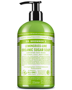 Dr.Bronner's Lemongrass Lime Organic Sugar Soap 355ml