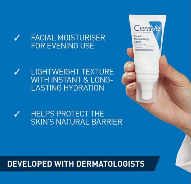 CeraVe PM Facial Moisturising Lotion
