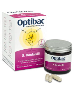 OptiBac Probiotics Saccharomyces Boulardii 40 Capsules