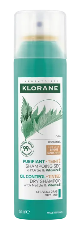Klorane Dry Shampoo with Nettle & Vitamin E Tinted 150ml