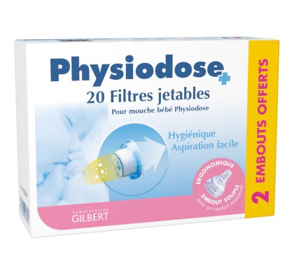 Groupe Batteur Physiodose Baby Nasal Aspirator Filtres 20's