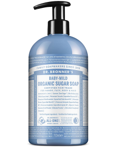 Dr.Bronner's Baby Mild Unscented Organic Sugar Soap 710ml