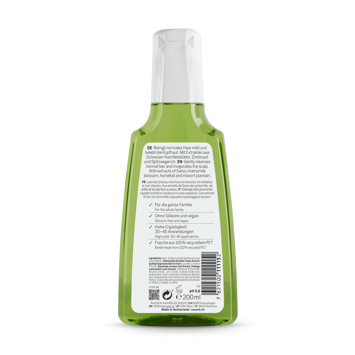 Rausch Care shampoo with Swiss Herbs 200ml