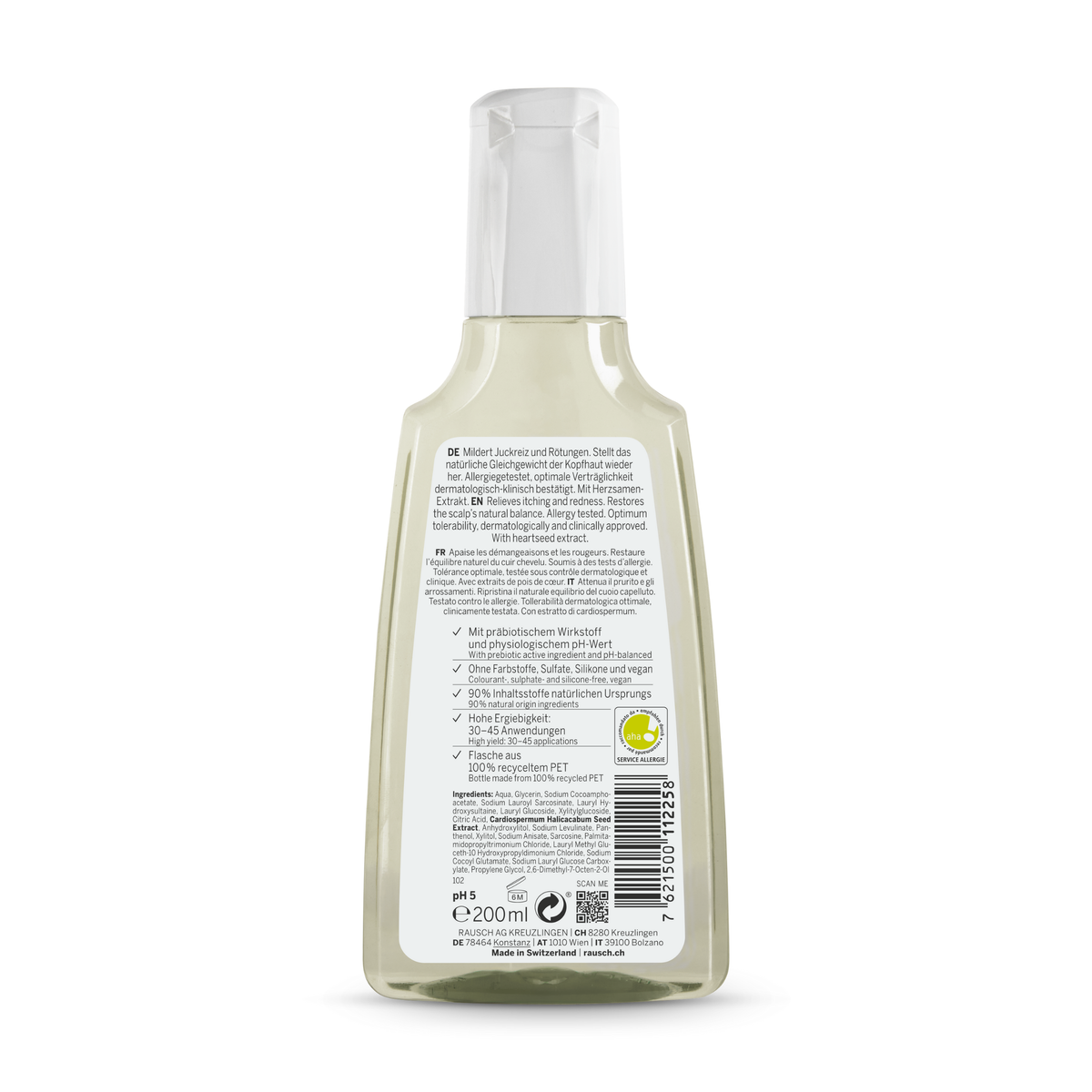 Rausch Sensitive Shampoo with Heartseed 200ml