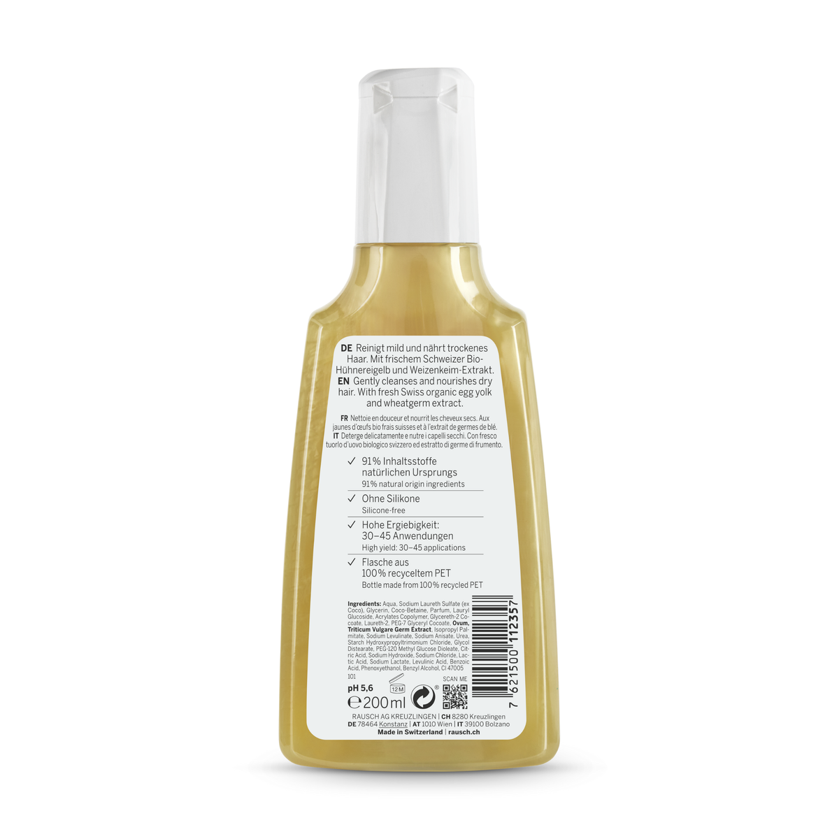 Rausch Egg Oil Nourishing Shampoo for Dry Hair 200ml