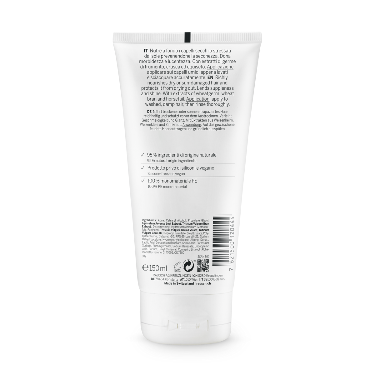 Rausch Nourishing Conditioner with Wheatgerm 150ml