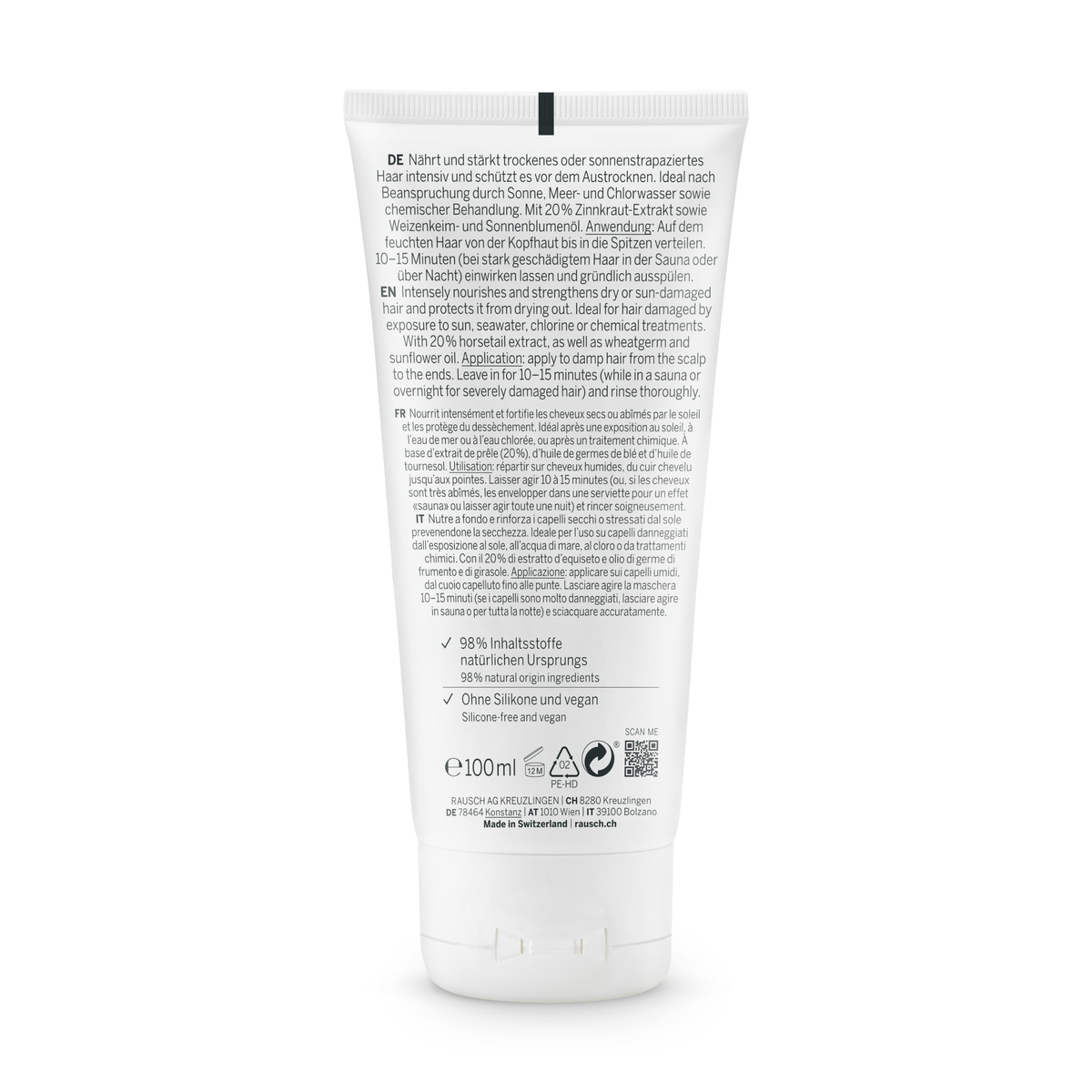 Rausch Wheatgerm Nourishing Pack Mask For Dry Hair 100ml