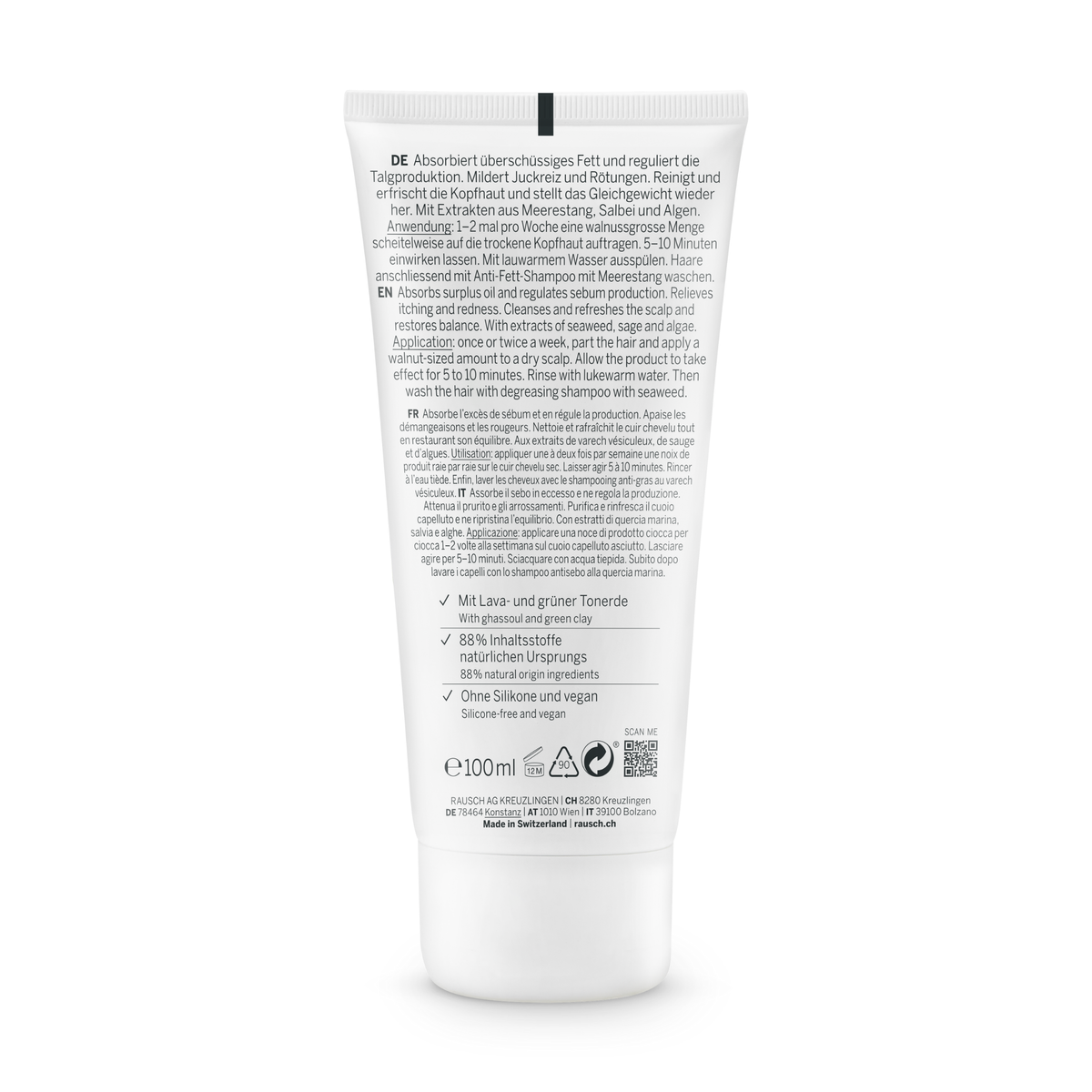 Rausch Degreasing Scalp Treatment with Seaweed