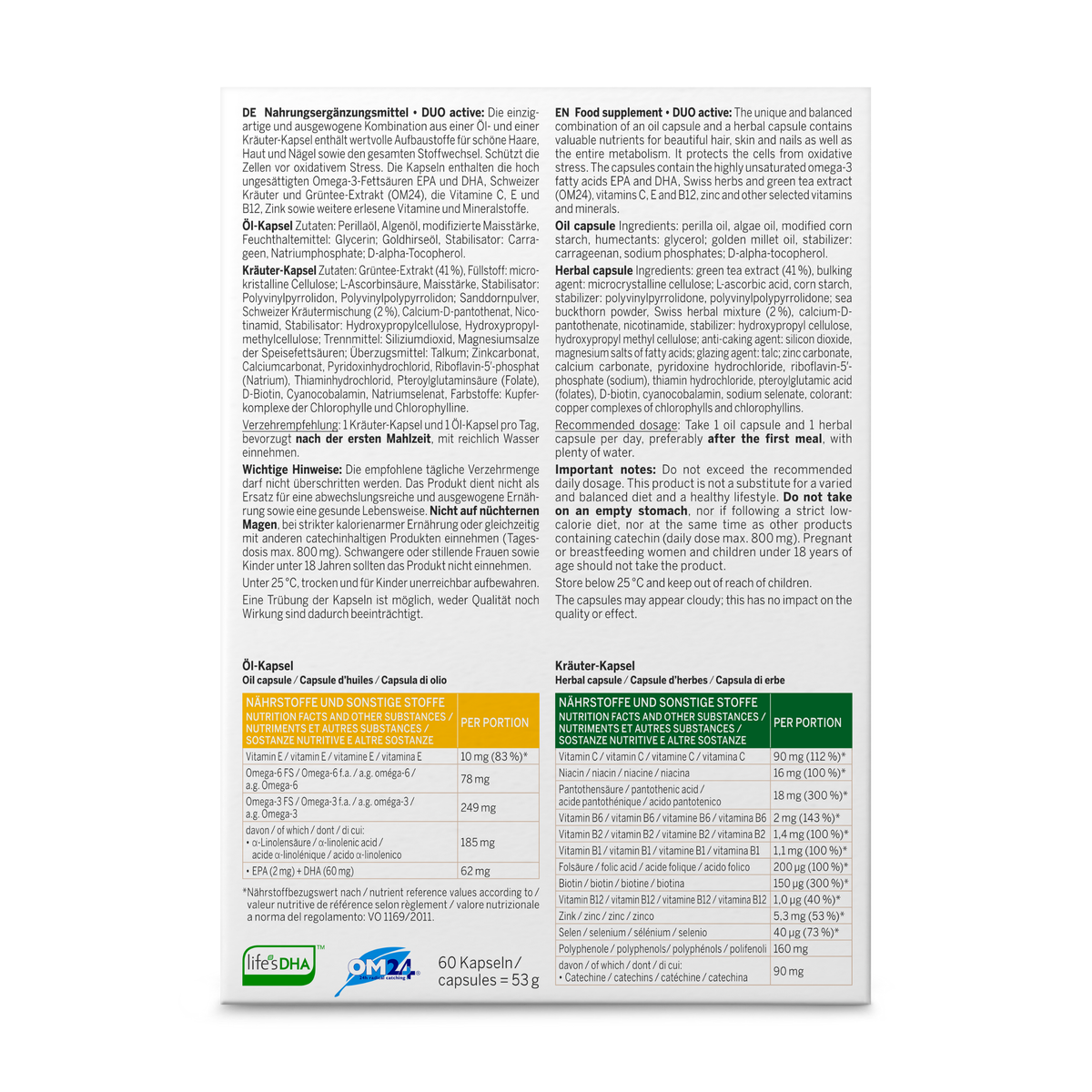 Rausch Swiss Herbal Vitality 30 x 2 Capsules