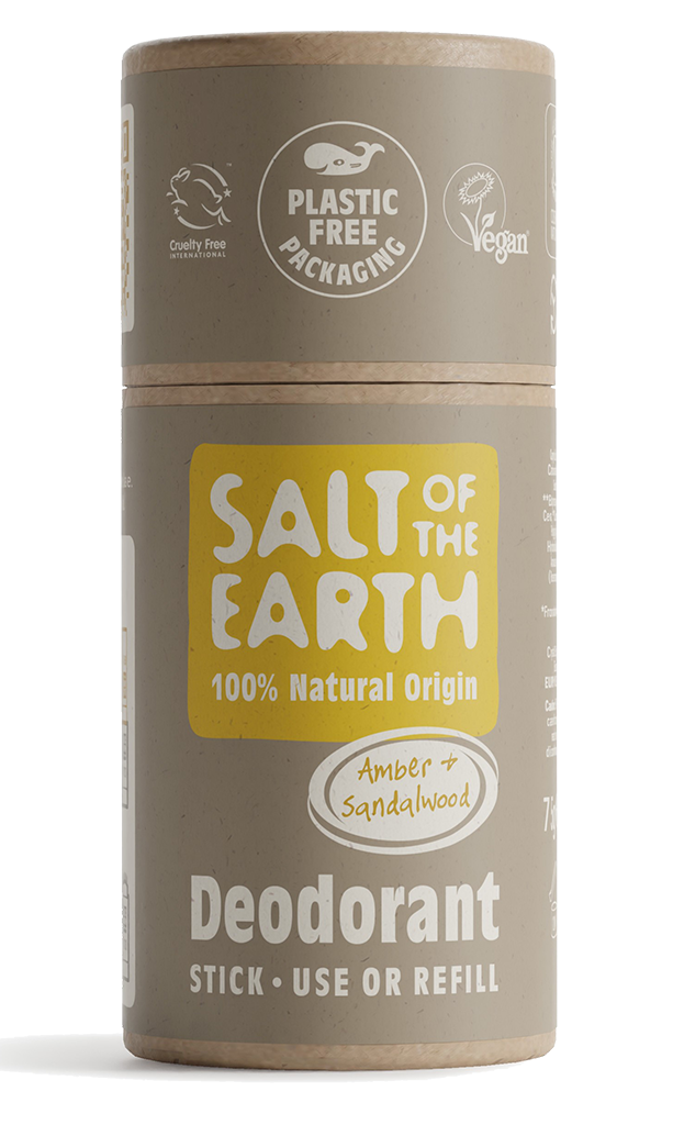 Salt of the Earth Amber & Sandalwood Natural Deodorant Stick & Refill