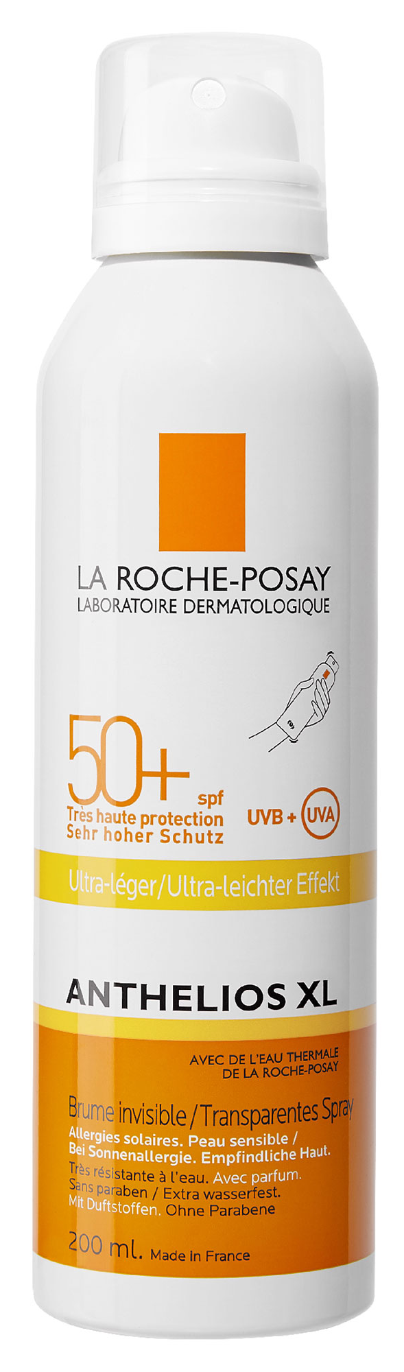 La Roche-Posay Anthelios Body Ultralight Mist SPF50 200ml