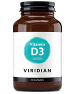 Viridian Vitamin D3 1000iu 30 Veg Caps - Essentials London / Pharmacy & Clinic