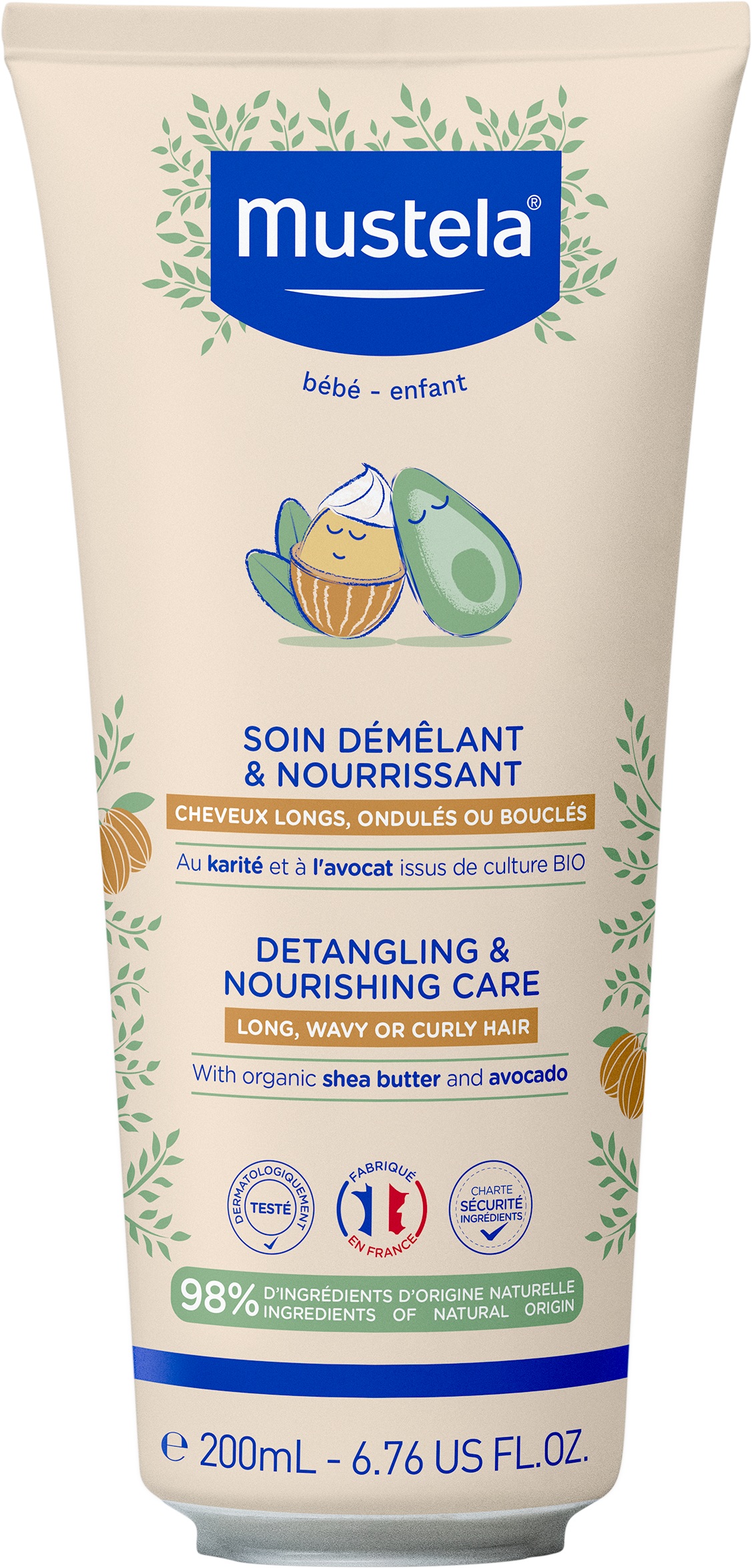 Mustela Detangling & Nourishing Cream Shampoo 200ml