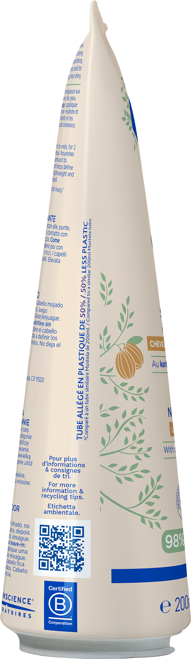 Mustela Detangling & Nourishing Cream Shampoo 200ml