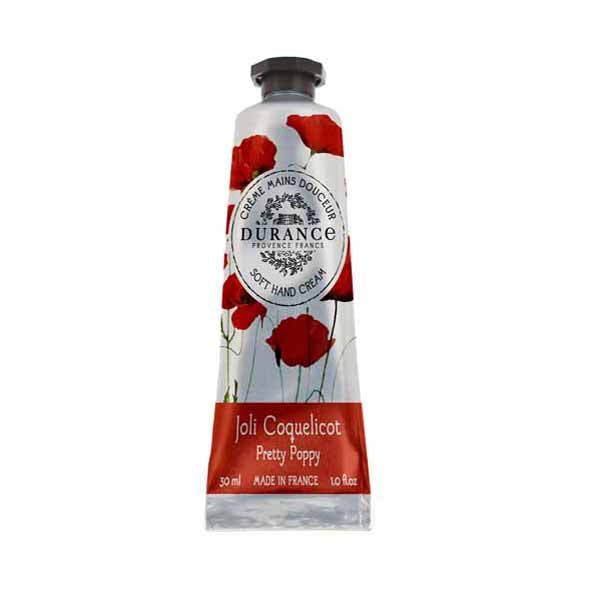 Durance Soft hand cream Pretty Poppy 30 mL 1 fl.oz