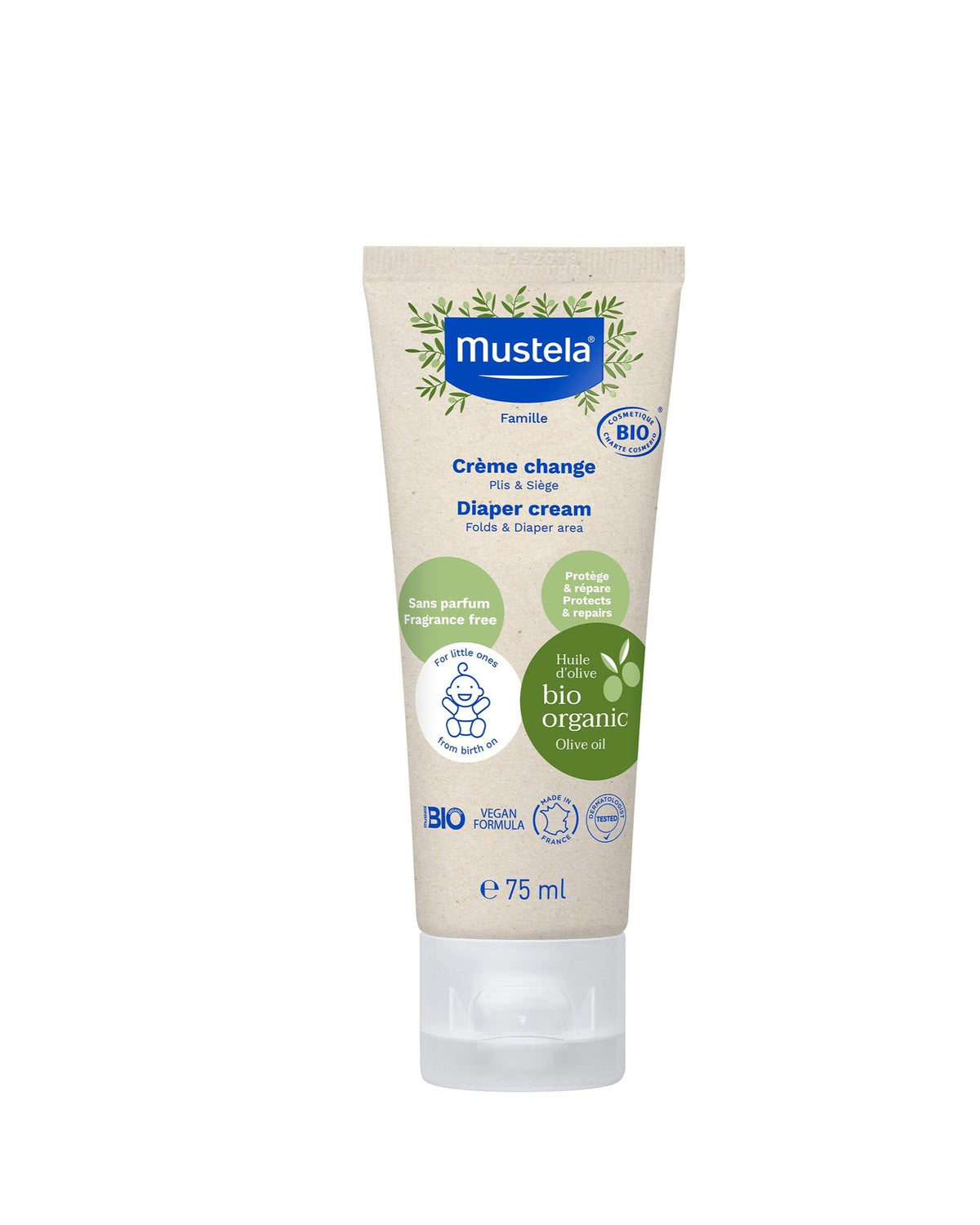 Mustela Bio Organic Diaper Cream 75ml