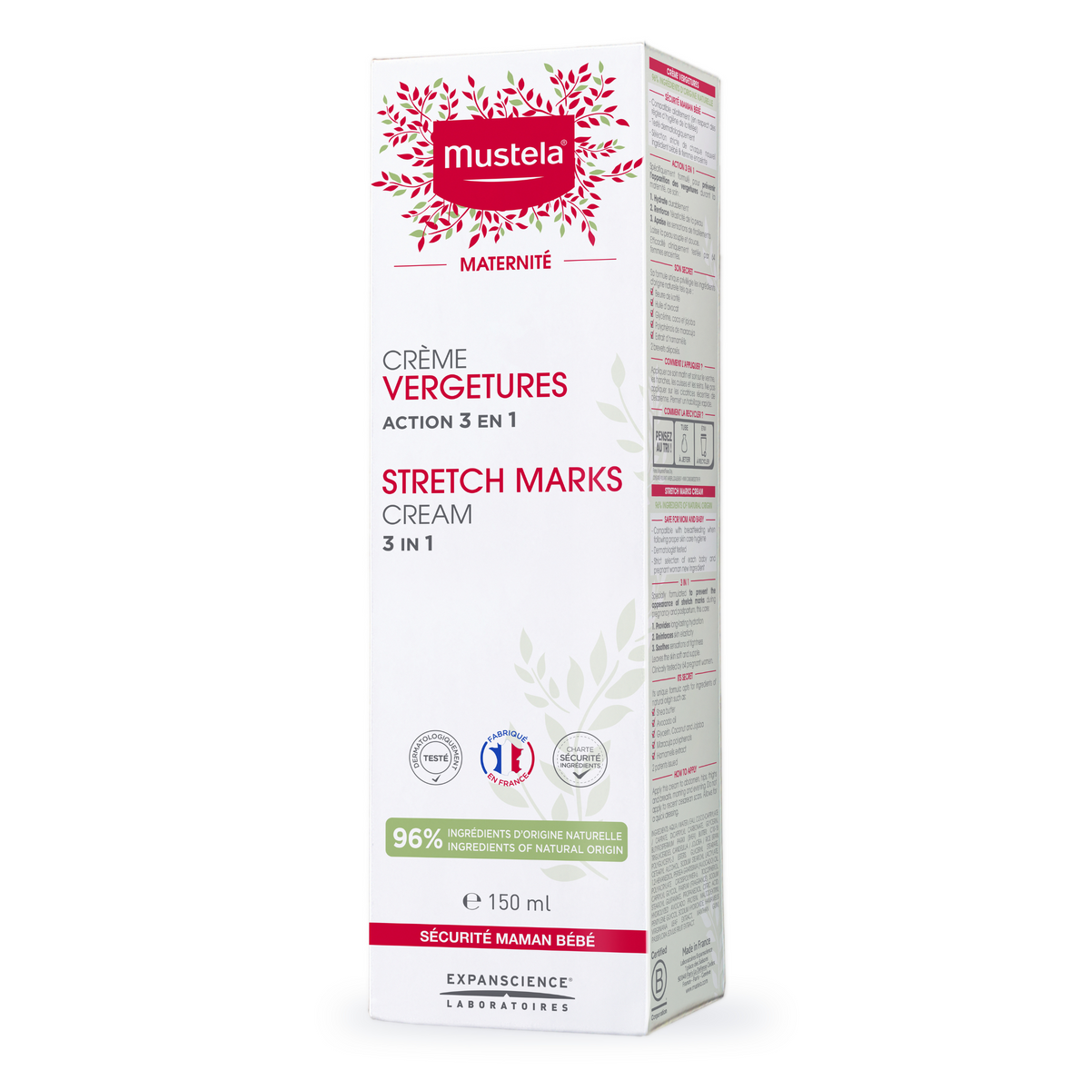 Mustela Stretch Marks Cream 3 in 1 250ml