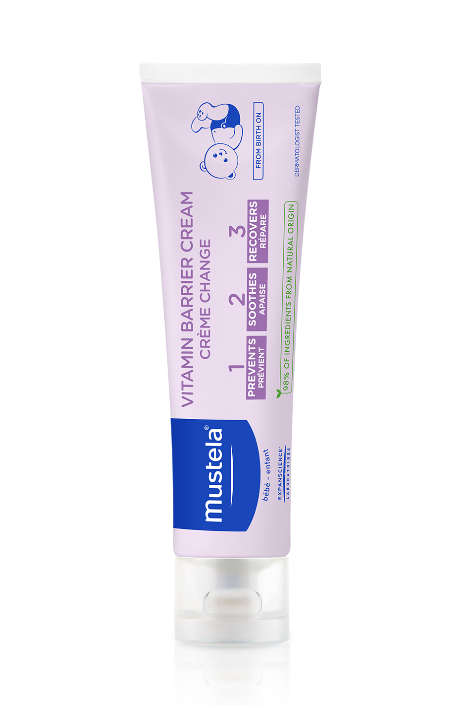 Mustela Vitamin Barrier Cream 1.2.3. 100ml