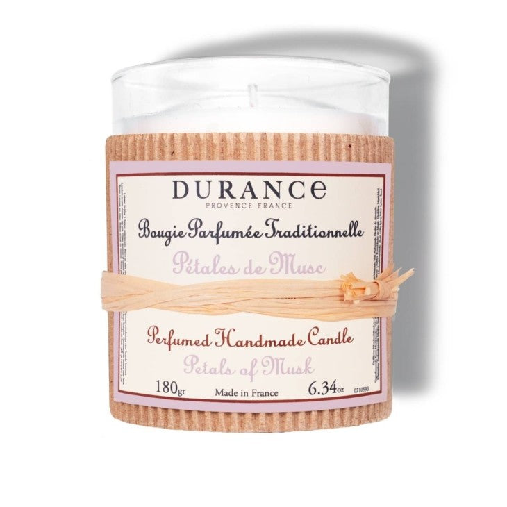 Durance Perfumed handmade Candle 180 gr 6.34 oz Petals of Musk
