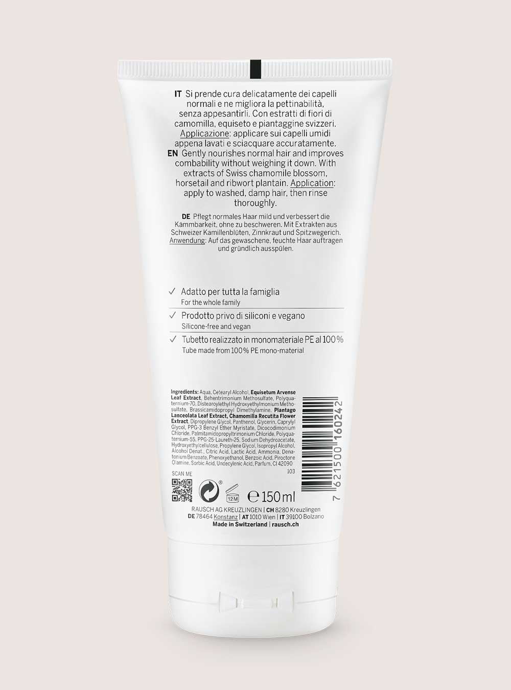 Rausch Care conditioner with Swiss Herbs 150 ml