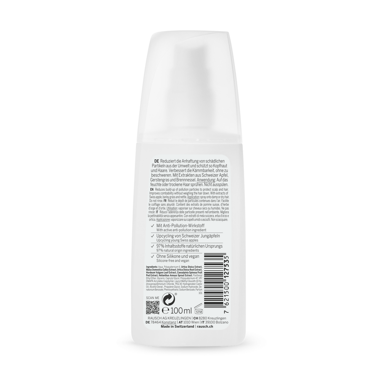 Rausch Anti Pollution Spray with Swiss Apple 200ml