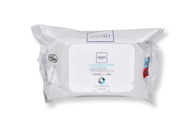 Obagi SuzanObagiMD On the Go Cleansing and Makeup Removing Wipes 25 Ct
