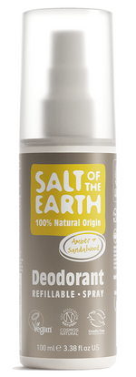 Salt Of The Earth Amber & Sandalwood Deodorant Spray