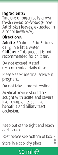 A. Vogel Artichoke Cynara Drops 50ml