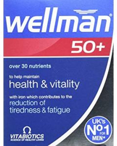 Vitabiotics Wellman 50+ 30 Tablets
